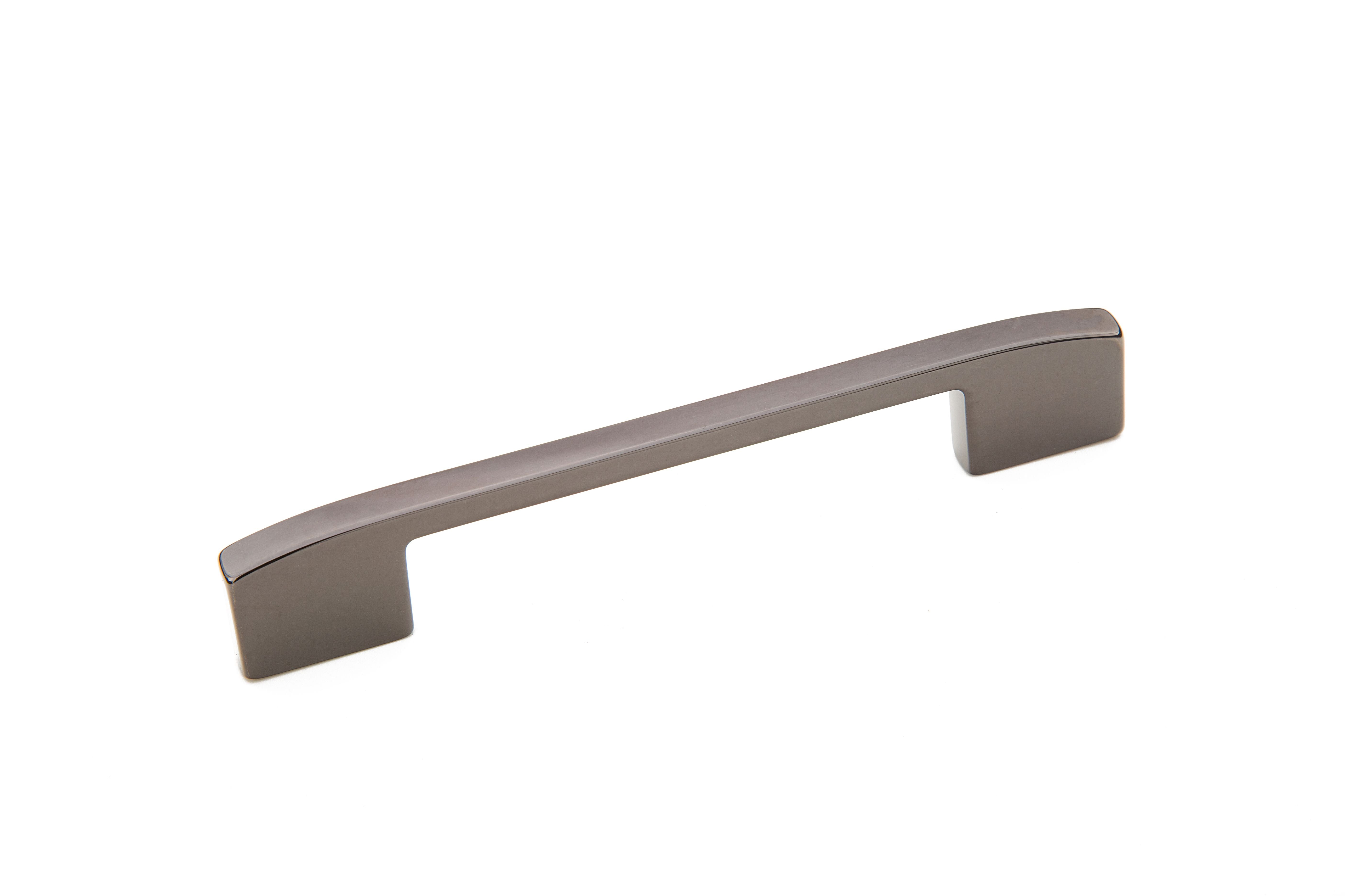 Schaub 312-BC 96mm to 128mm Center to Center Sorrento Cabinet Pull Black Chrome Finish Sparrow Supply