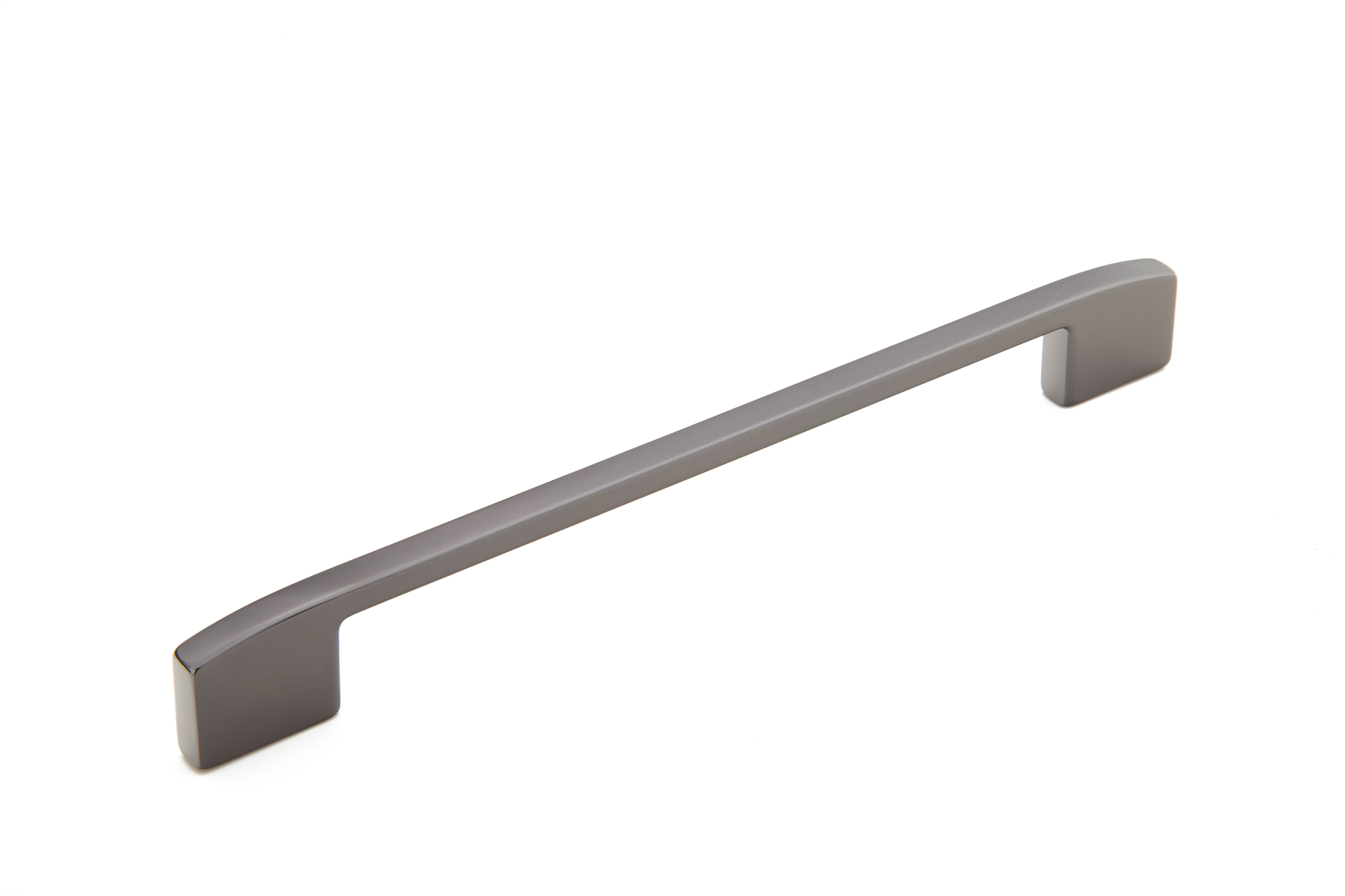 Schaub 313-BC 160mm to 192mm Center to Center Sorrento Cabinet Pull Black Chrome Finish Sparrow Supply