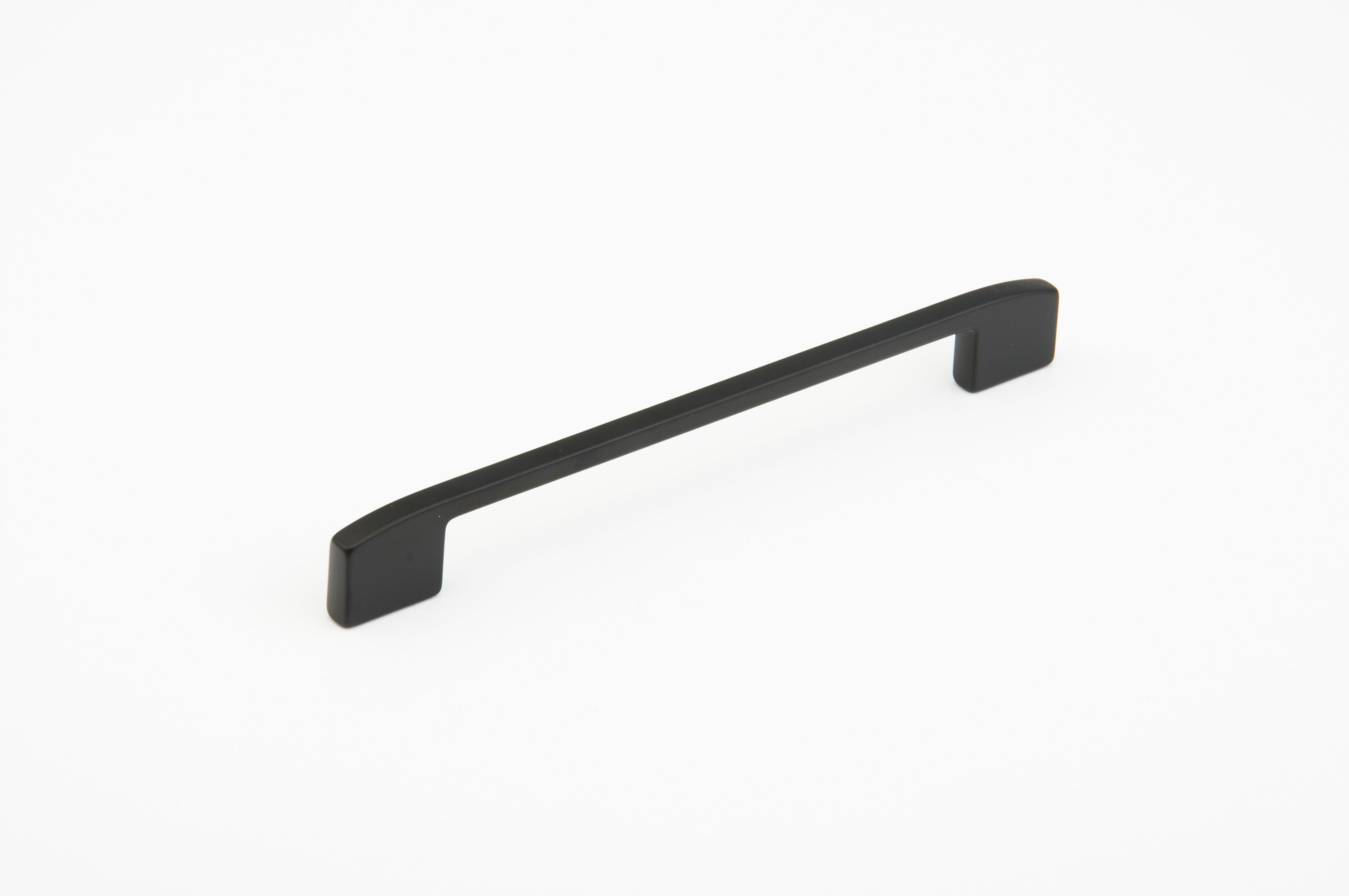 Schaub 313-MB 160mm to 192mm Center to Center Sorrento Cabinet Pull Matte Black Finish Sparrow Supply