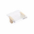 Schaub 315-SSB-CL 2-1/2" Center to Center Positano Clear Cabinet Pull Signature Satin Brass Finish Sparrow Supply