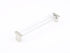 Schaub 317-15-CL 6-5/16" Center to Center Positano Clear Cabinet Pull Satin Nickel Finish Sparrow Supply