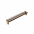 Schaub 317-SSB-SM 6-5/16" Center to Center Positano Smoke Cabinet Pull Signature Satin Brass Finish Sparrow Supply