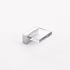 Schaub 319-26-SM 5/8" Center to Center Positano Smoke Cabinet Finger Pull Polished Chrome Finish Sparrow Supply