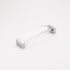 Schaub 320-26-CL 5-1/16" Center to Center Positano Arch Clear Cabinet Pull Polished Chrome Finish Sparrow Supply