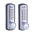 Lockey 3210SCMGDC Mechanical Keyless Digital Deadbolt Lock with Double Combination Satin Chrome Marine Grade Finish Sparrow Supply