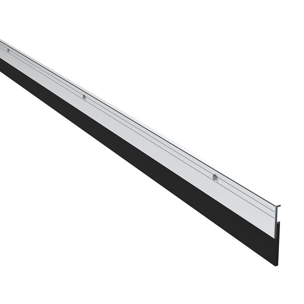 Pemko 321CN36 36" (3') Door Bottom Sweep with Neoprene Clear Aluminum Finish Sparrow Supply
