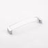 Schaub 322-26-CL 8-13/16" Center to Center Positano Arch Clear Cabinet Pull Polished Chrome Finish Sparrow Supply