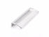 Schaub 324-26-CL 5-1/16" Center to Center Positano Arch Clear Cabinet Edge Pull Polished Chrome Finish Sparrow Supply