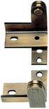 Best Hinges 32726D Heavy Weight Steel Wardrobe Pivot #350043 Satin Chrome Finish Sparrow Supply