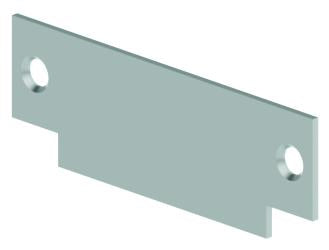 Hager 336Q Frame ASA Strike Filler Plate Prime Coat Finish