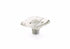 Schaub 34-CWG 1-1/2" Square Glass Ice Cabinet Knob Confetti White Grey Finish Sparrow Supply