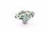 Schaub 34-GBP 1-1/2" Square Glass Ice Cabinet Knob Green Blue Pebbles Finish Sparrow Supply