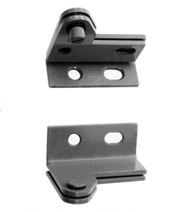 Best Hinges 34026DRH Right Hand Floor Mounted Wardrobe Pivot Set # 350158 Satin Chrome Finish Sparrow Supply