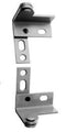 Best Hinges 34226D Wardrobe Pivot for Overlay Doors # 350219 Satin Chrome Finish Sparrow Supply