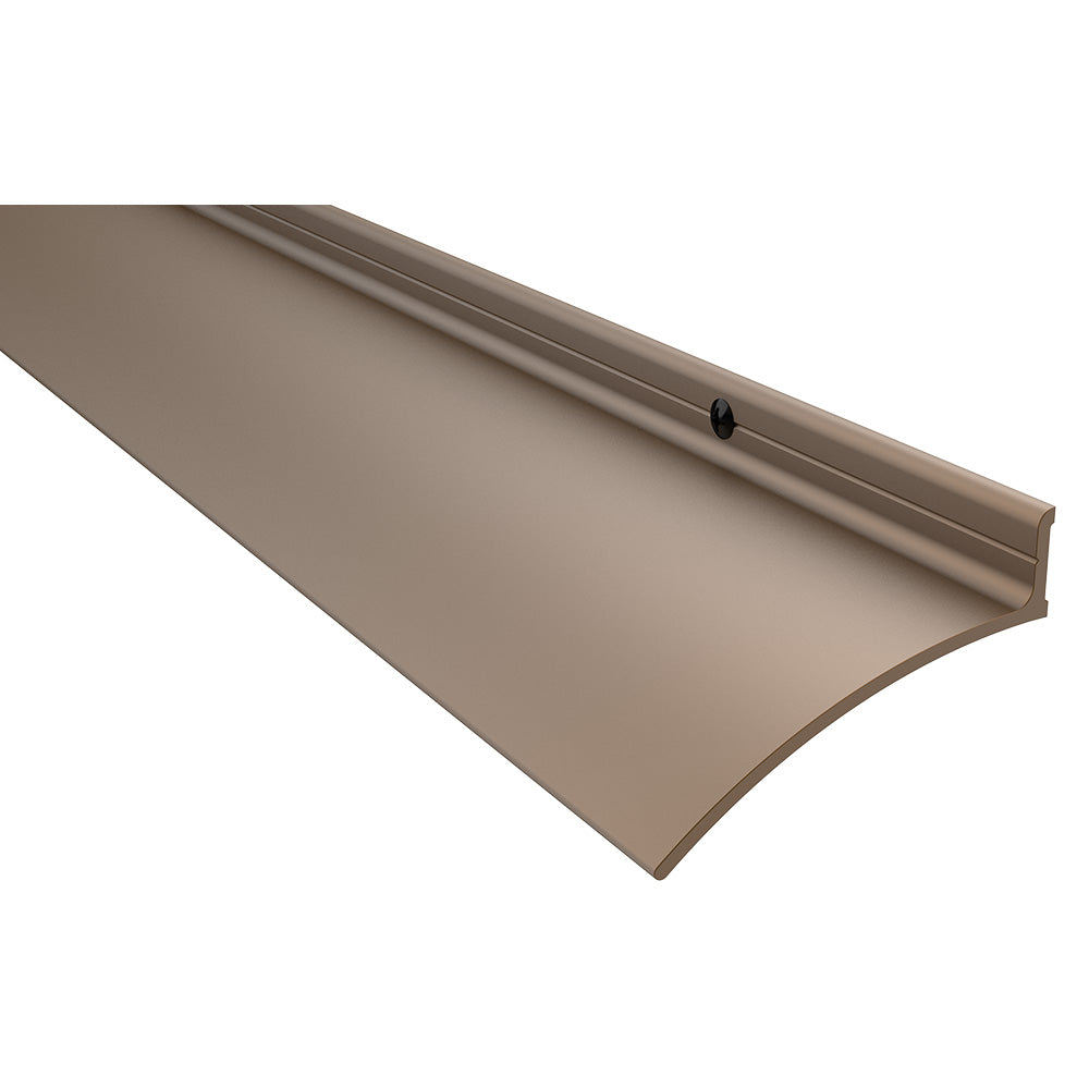 Pemko 346D40 40" (3' 4") Door Top Weatherstrip Dark Bronze Anodized Aluminum Finish Sparrow Supply