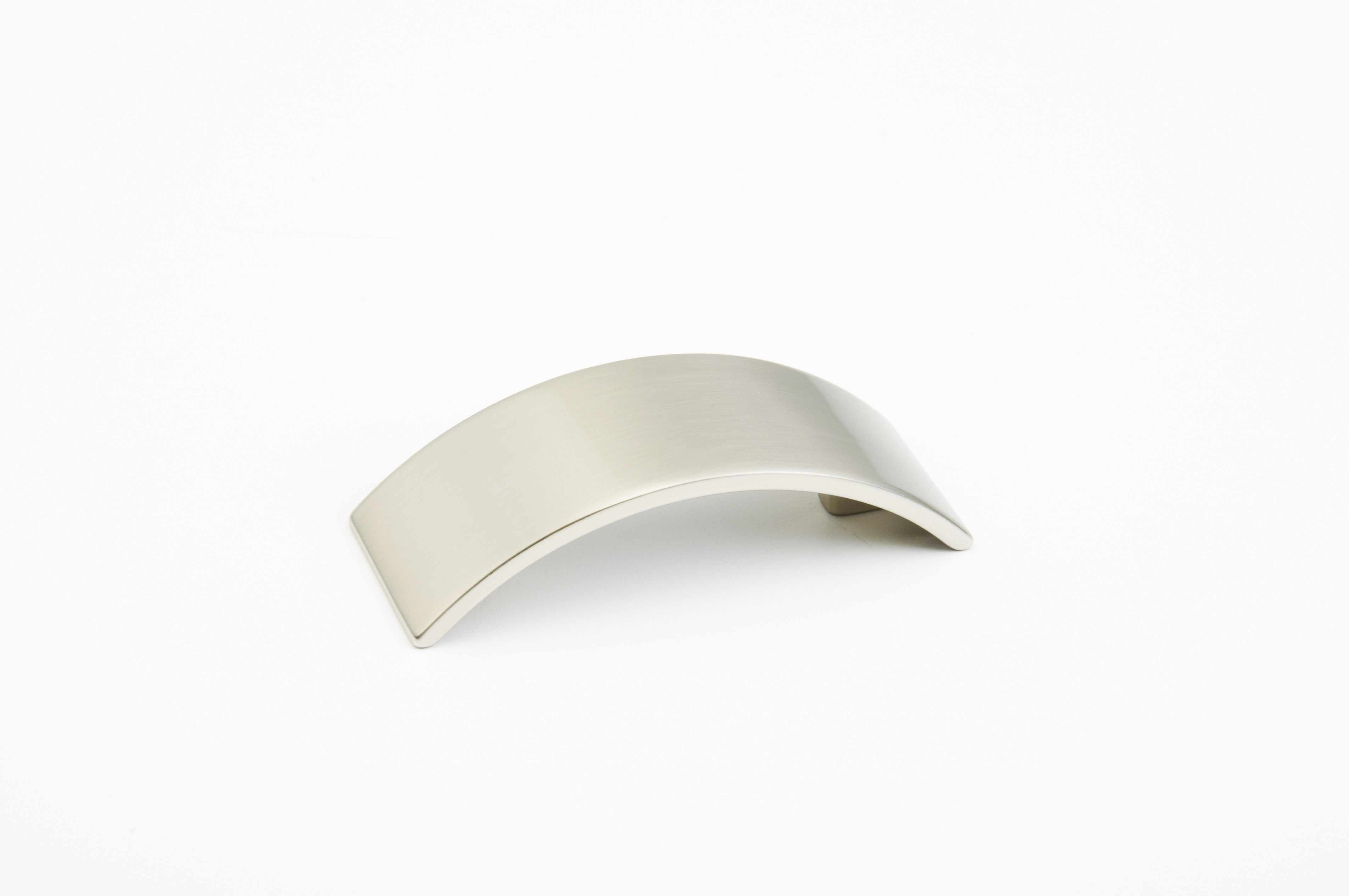 Schaub 362-15 64mm Center to Center Arched Armadio Cabinet Pull Satin Nickel Finish Sparrow Supply