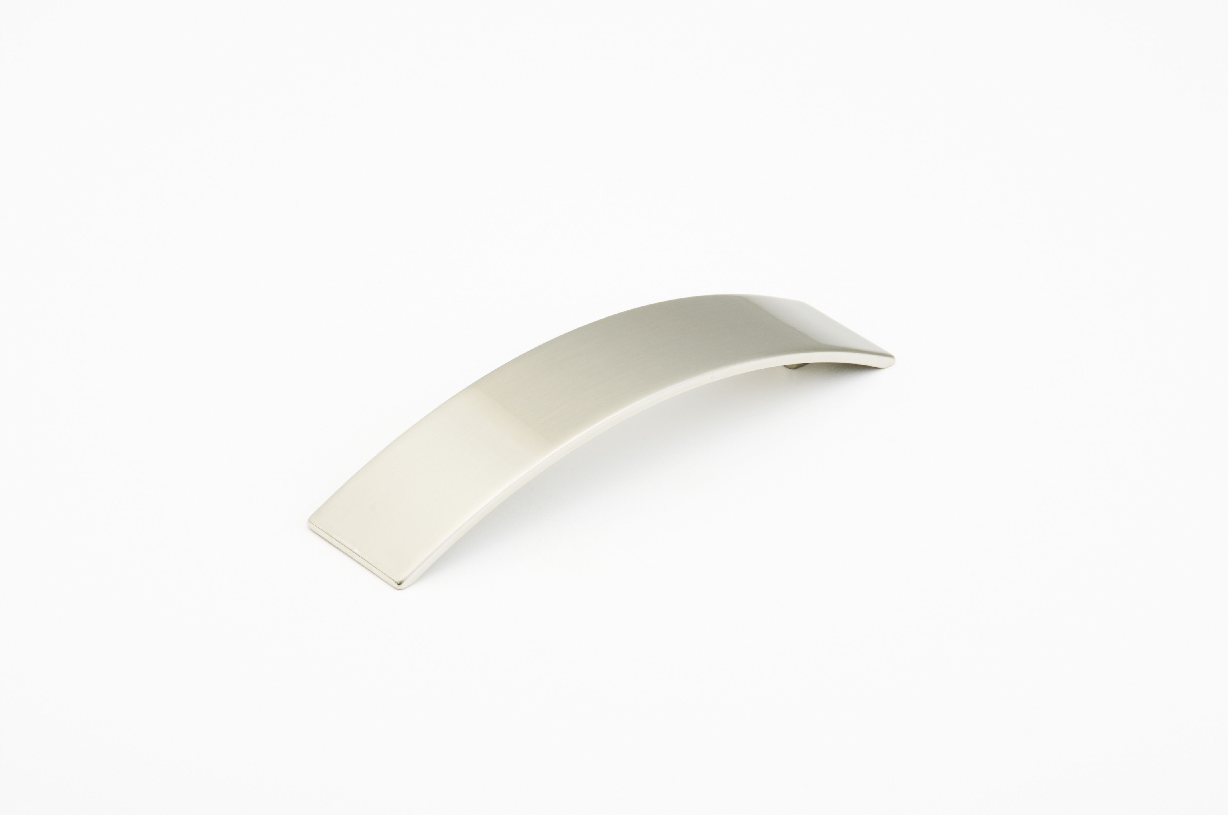 Schaub 363-15 128mm Center to Center Arched Armadio Cabinet Pull Satin Nickel Finish Sparrow Supply