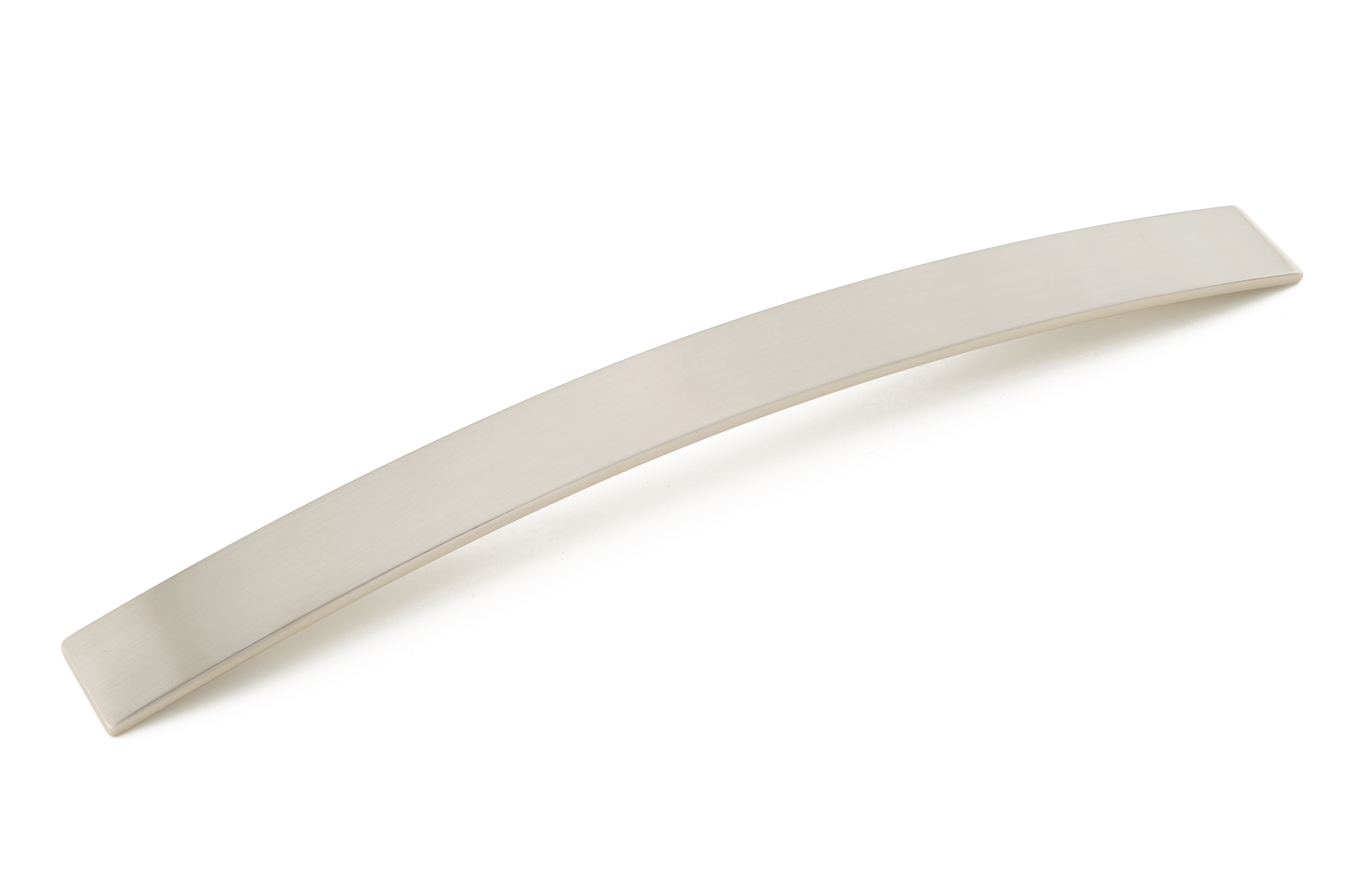 Schaub 365-15 288mm to 320mm Center to Center Arched Armadio Cabinet Pull Satin Nickel Finish Sparrow Supply