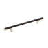 Schaub 370-MB-15 128mm Center to Center Regatta Matte Black Cabinet Pull Satin Nickel Finish Sparrow Supply