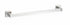 Bradley 9055-180000 Towel Bar, Polished SS, Surface Mt