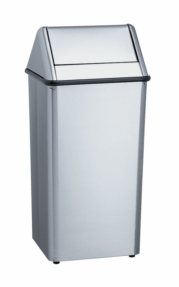 Bradley 377-373800 Stainless Steel Commercial Waste Receptacle Sparrow Supply