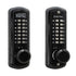 Lockey 3830JBMGDC Mechanical Keyless Knob Lock with Passage Function and Double Combination Jet Black Marine Grade Finish Sparrow Supply
