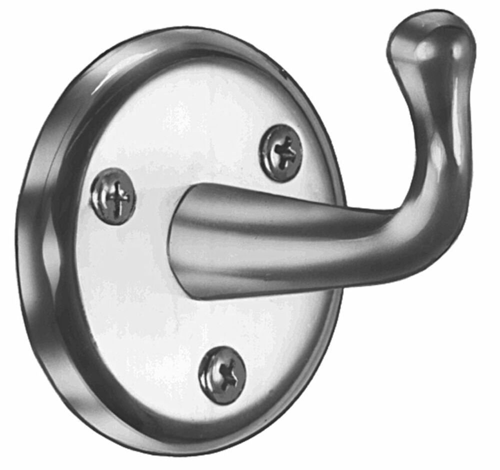 Bradley 9118-810000 Robe Hook, Single, Chrome Plated