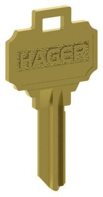 Hager 3955 5 Pin C Keyway Key Blank