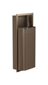 Bradley 3B1-000000-BZ Waste Rec- Recessed, Medium Cap. (D-Shape) Brushed Bronze Sparrow Supply