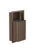 Bradley 3B1-003400-BZ Waste Rec- Recessed, Small Cap. (D-Shape) Brushed Bronze Sparrow Supply