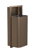 Bradley 3B1-003600-BZ Waste Rec- Recessed, Large Cap. (D-Shape) Brushed Bronze Sparrow Supply