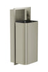 Bradley 3B1-003600-BN Waste Rec- Recessed, Large Cap. (D-Shape) Brushed Nickel Sparrow Supply