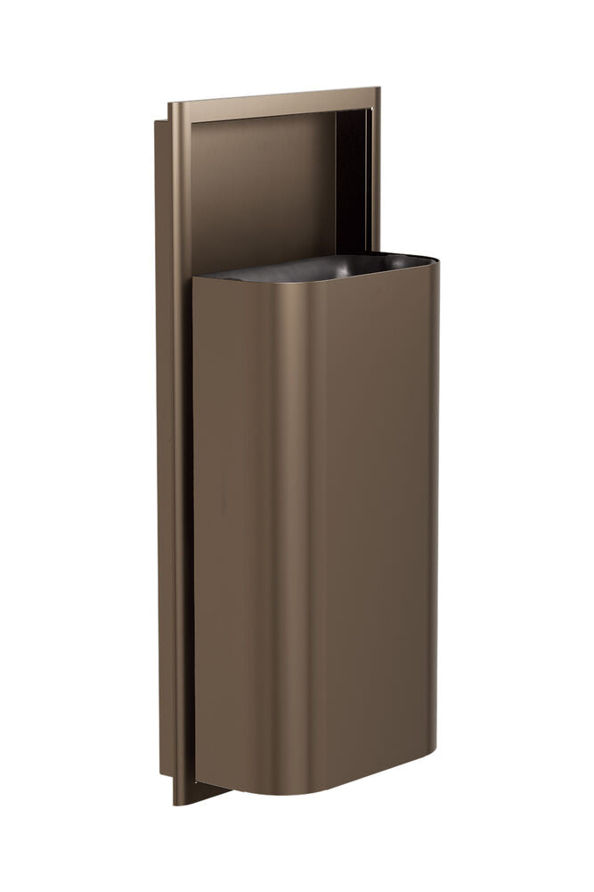 Bradley 3B1-100000-BZ Waste Rec- Semi-Rec, Medium Cap. (D-Shape) Brushed Bronze Sparrow Supply