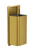 Bradley 3B1-103600-BR Waste Rec- Semi-Rec, Large Cap. (D-Shape) Brushed Brass Sparrow Supply