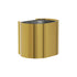 Bradley 3B1-113400-BR Waste Rec-Surface-Small Cap. (P-Shape) Brushed Brass Sparrow Supply