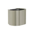Bradley 3B1-113400-BN Waste Rec-Surface-Small Cap. (P-Shape) Brushed Nickel Sparrow Supply