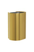 Bradley 3B1-113600-BR Waste Rec- Surface , Large Cap. (P-Shape) Brushed Brass Sparrow Supply