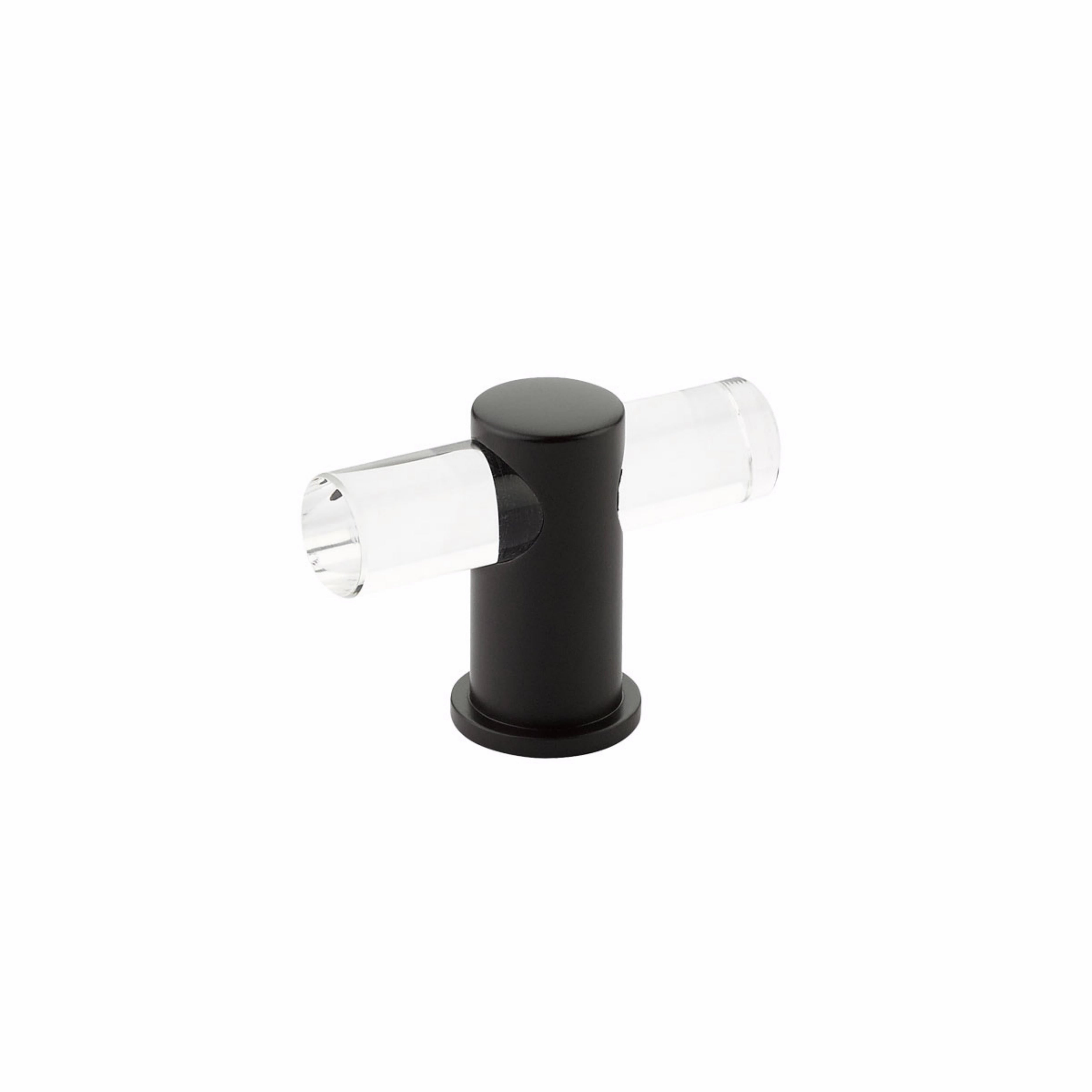 Schaub 401-10B Lumiere Cabinet T Knob with Acrylic Oil Rubbed Bronze Finish Sparrow Supply