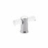 Schaub 401-26 Lumiere Cabinet T Knob with Acrylic Polished Chrome Finish Sparrow Supply