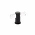 Schaub 401-MB Lumiere Cabinet T Knob with Acrylic Matte Black Finish Sparrow Supply