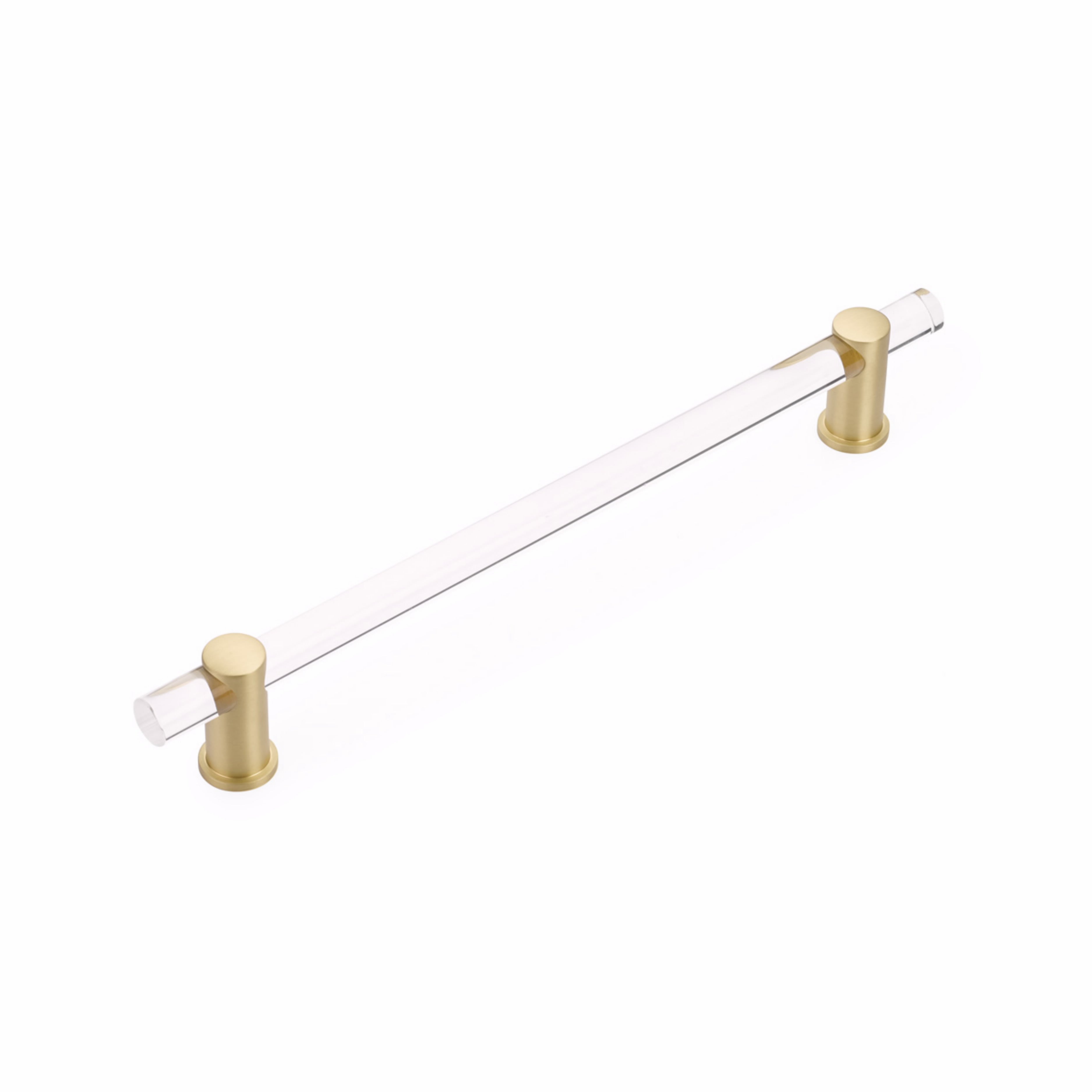 Schaub 402-SB 12" Center to Center Lumiere Appliance Pull Satin Brass Finish Sparrow Supply