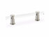 Schaub 404-15 4" Center to Center Lumiere Cabinet Pull Satin Nickel Finish Sparrow Supply