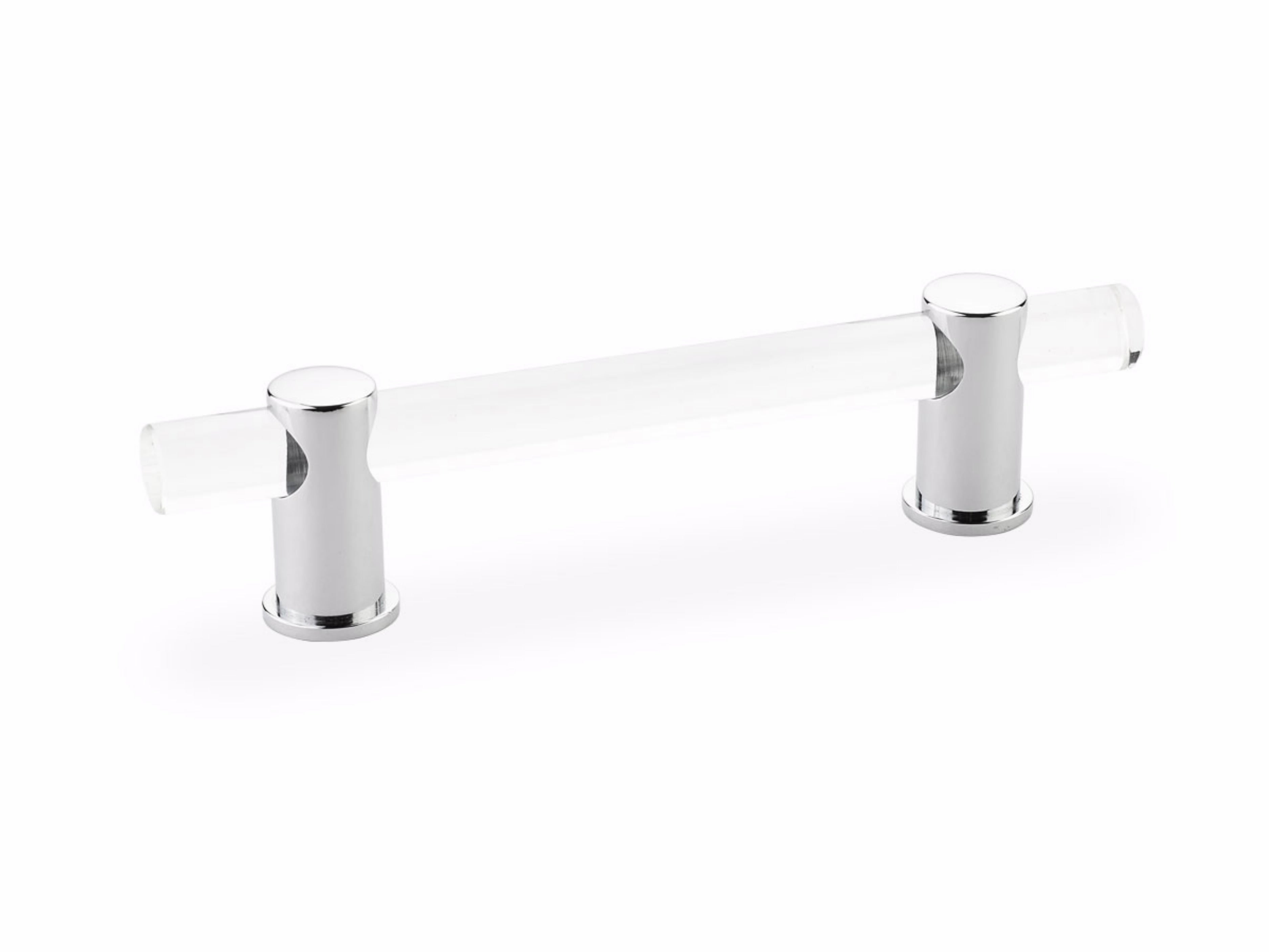 Schaub 404-26 4" Center to Center Lumiere Cabinet Pull Polished Chrome Finish Sparrow Supply