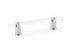 Schaub 404-26 4" Center to Center Lumiere Cabinet Pull Polished Chrome Finish Sparrow Supply