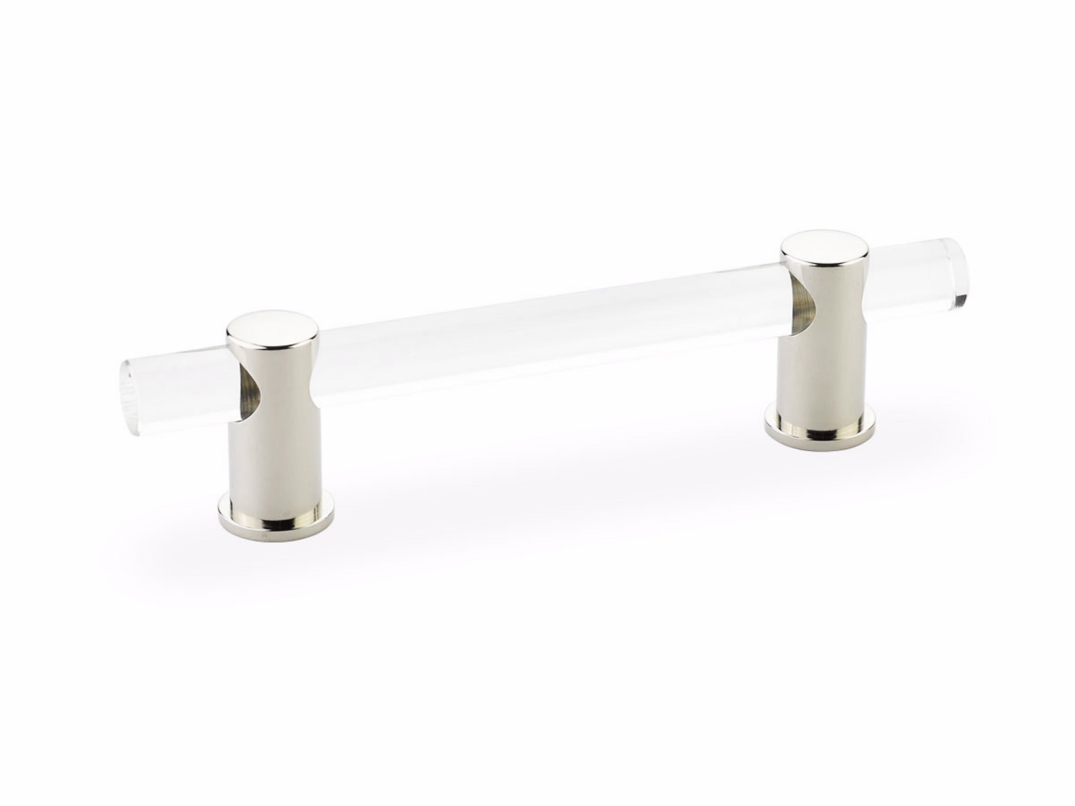 Schaub 404-PN 4" Center to Center Lumiere Cabinet Pull Polished Nickel Finish Sparrow Supply