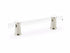 Schaub 404-PN 4" Center to Center Lumiere Cabinet Pull Polished Nickel Finish Sparrow Supply