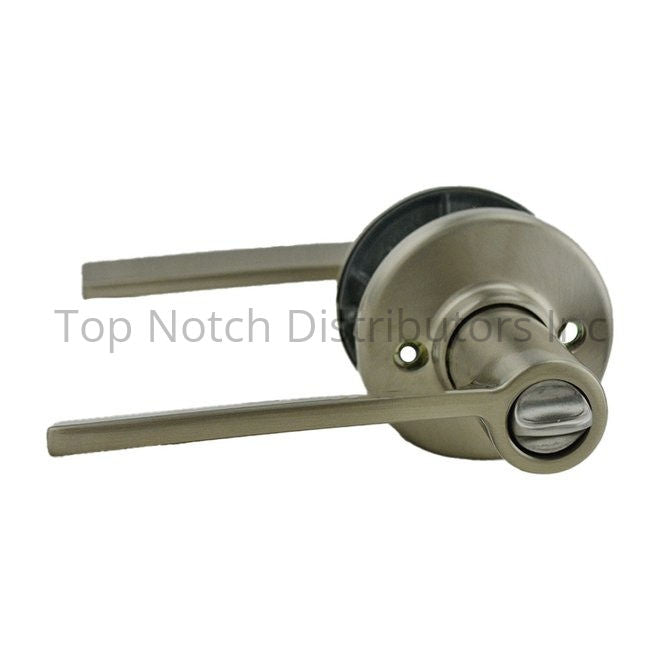 Kwikset 405LRLRDT-15S Ladera Lever with Round Rose Entry Door Lock ... Sparrow Supply