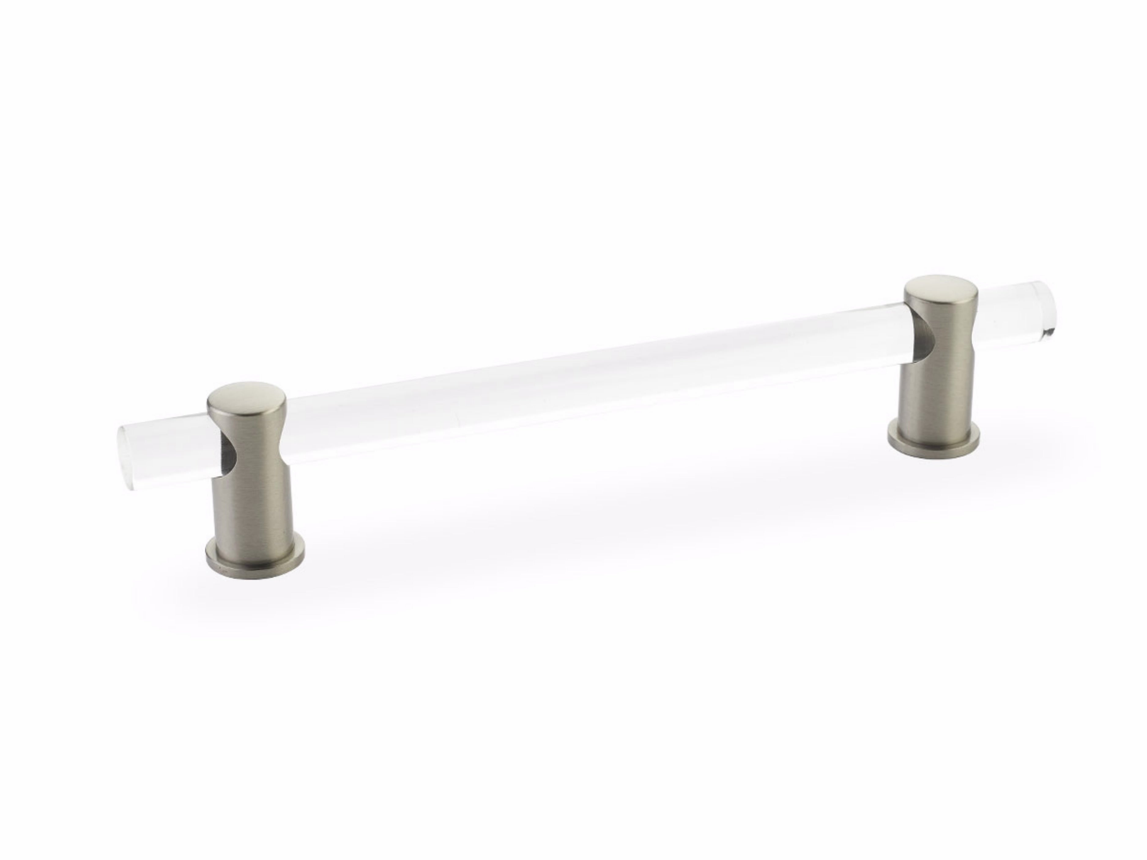 Schaub 406-15 6" Center to Center Lumiere Cabinet Pull Satin Nickel Finish Sparrow Supply