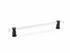 Schaub 408-10B 8" Center to Center Lumiere Acrylic Cabinet Pull Oil Rubbed Bronze Finish Sparrow Supply