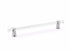 Schaub 408-26 8" Center to Center Lumiere Acrylic Cabinet Pull Polished Chrome Finish Sparrow Supply